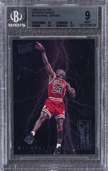 1993-94 Fleer Ultra #5 Michael Jordan Scoring Kings - BGS MINT 9